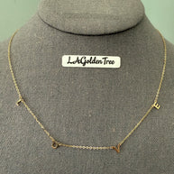 14K L-O-V-E Necklace