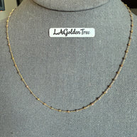 14K Bead Necklace