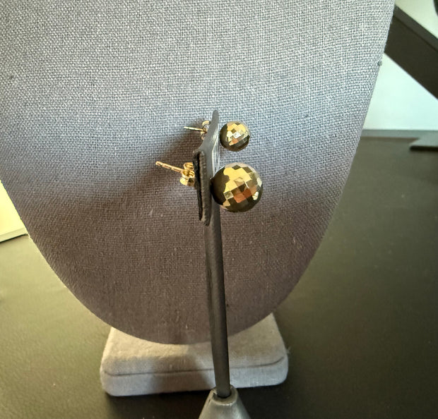 14K 9.5mm Disco Ball Earring