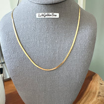 14K 2.5mm Flex Herringbone Chain Necklace