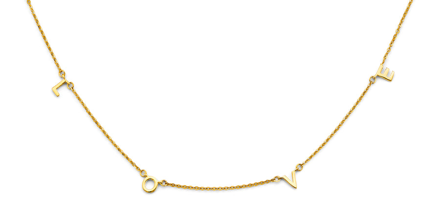 14K L-O-V-E Necklace