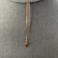 0.8mm 14K Rose Gold Box Chain