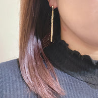 14k Yellow Gold Tassel Earrings