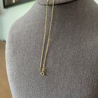 14k Yellow Gold Tassel Chain Necklace